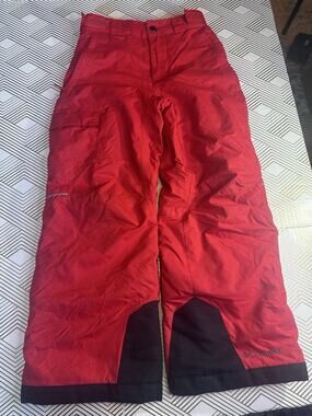Columbia Bugaboo snow pants/black reinforced knees, for youth ski activities